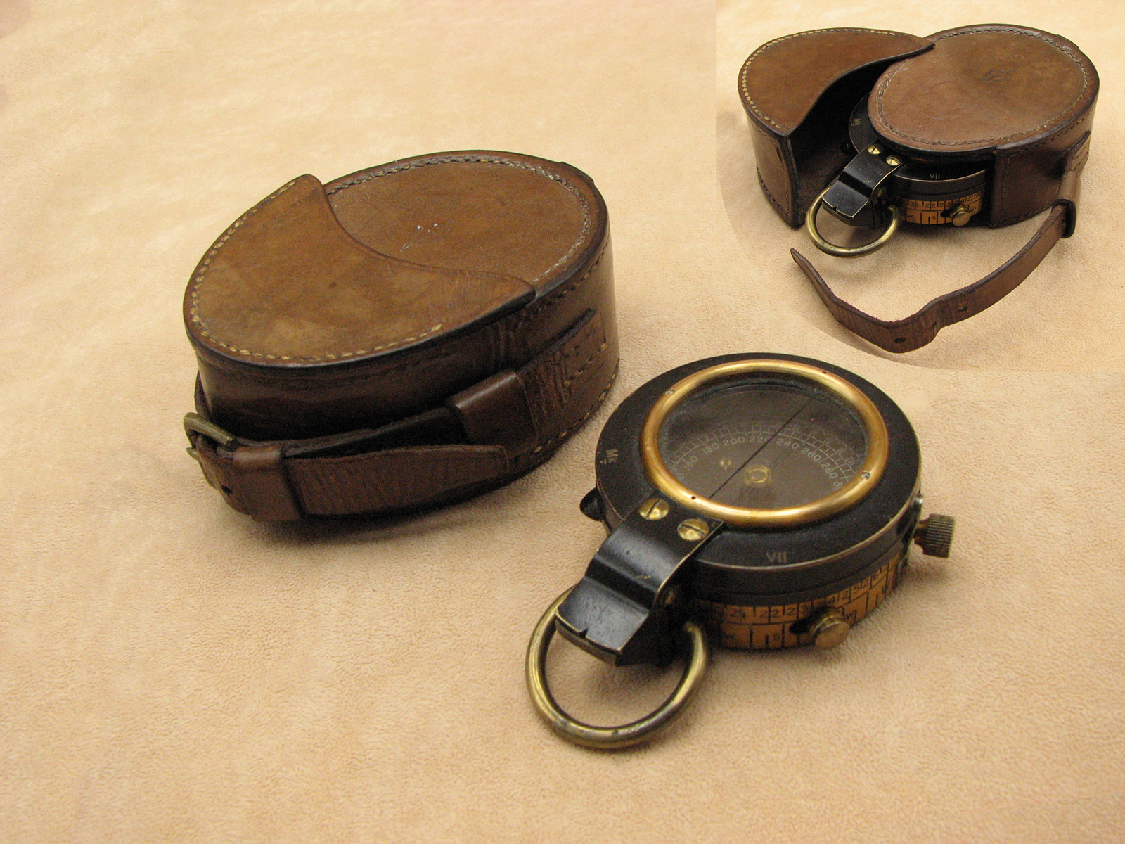 Rare WW1 Francis Barker Mk VII compass made for the Indian Army7